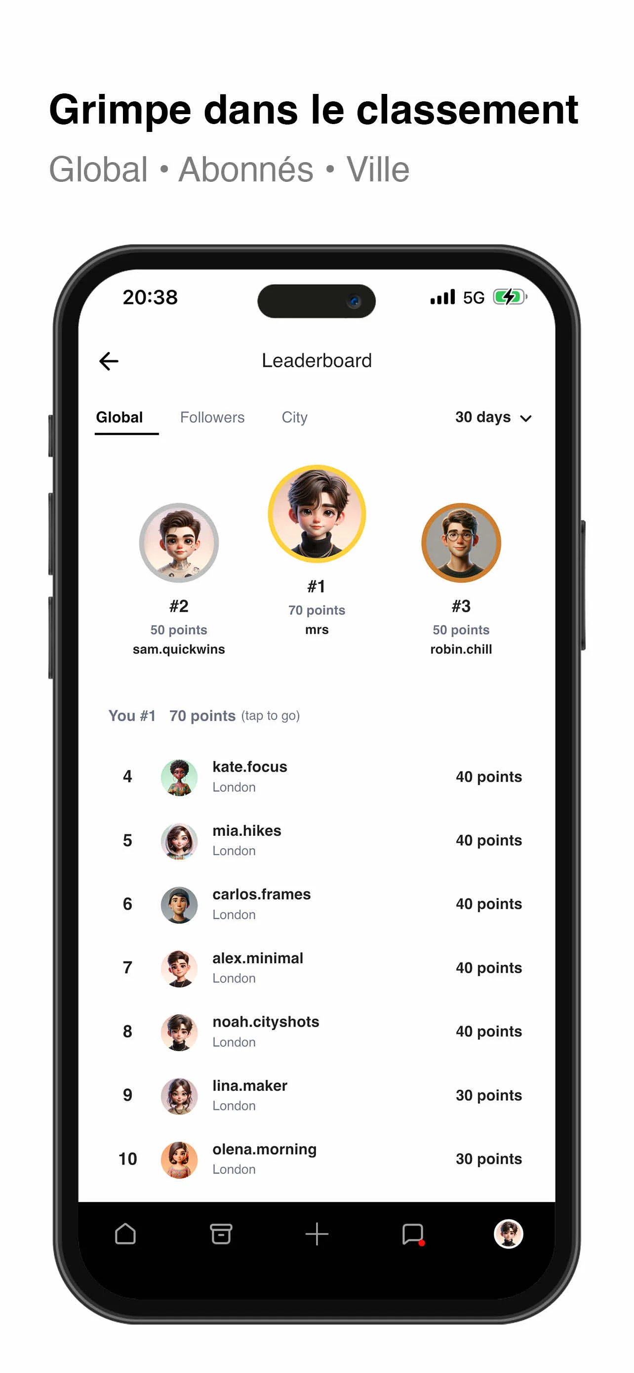 Écran de l'application Quest-ly 6