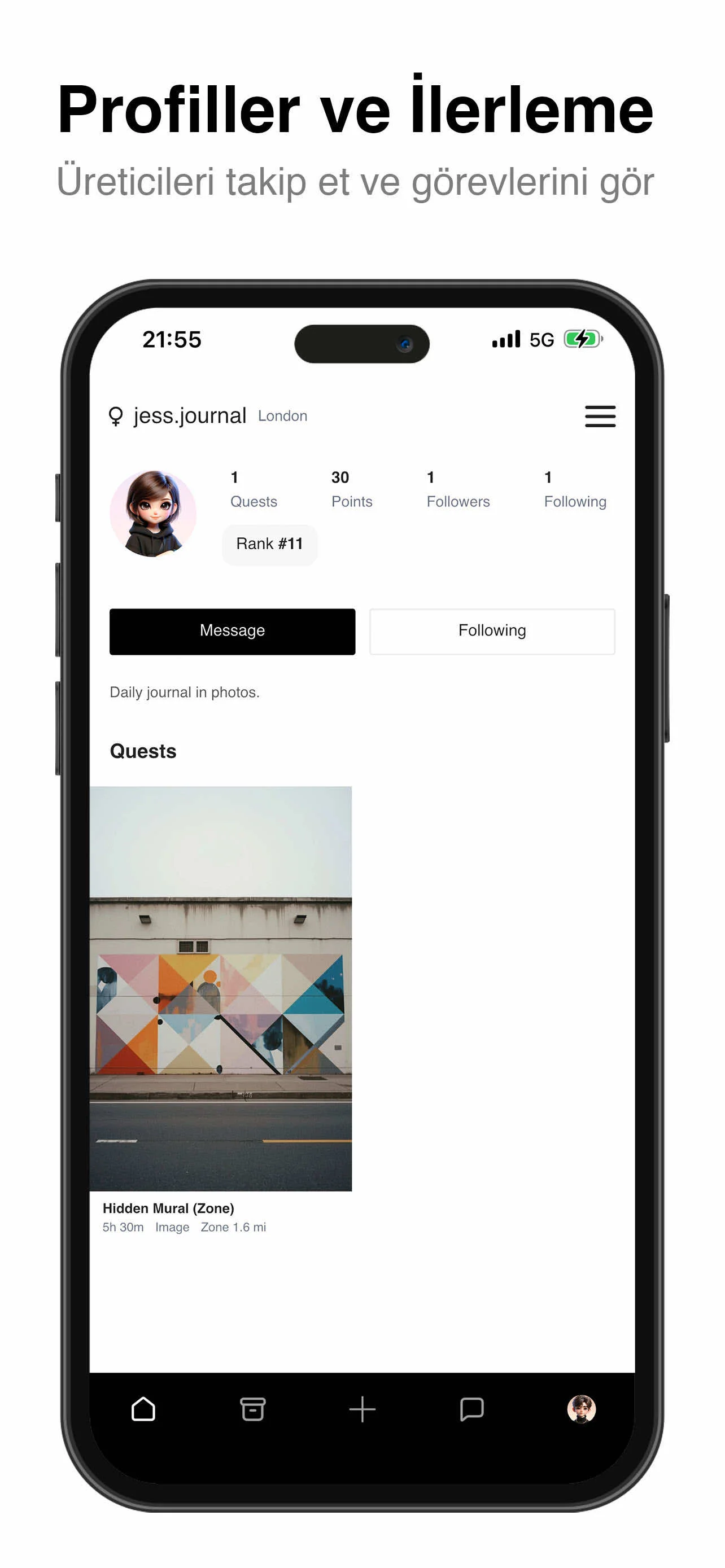 Quest-ly uygulama ekranı 7