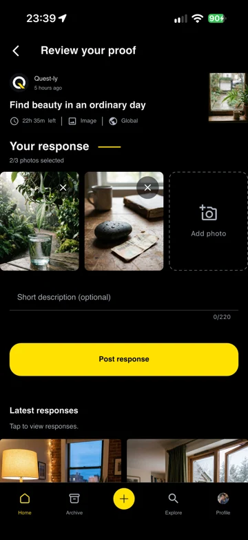 Share your own response